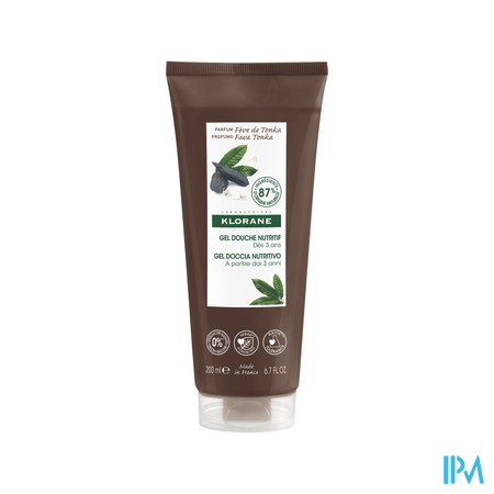Klorane Lichaam Douchegel Tonkaboon 200ml