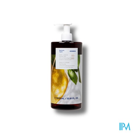Korres Kb Bas. Lemon Gel Douche 1l