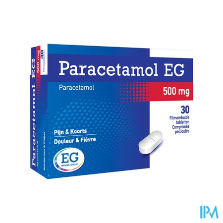 Paracetamol EG  500 Mg Filmomh Tabl  30