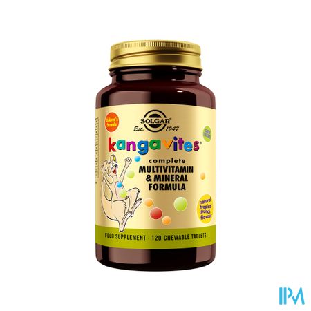 Solgar Kangavites Tropical Punch Kauwtablet 120