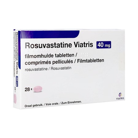Rosuvastatine Viatris 40mg Filmomh Tabl 28