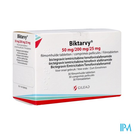 Biktarvy 50/200/25mg Abacus Film.tabl 30 Blister