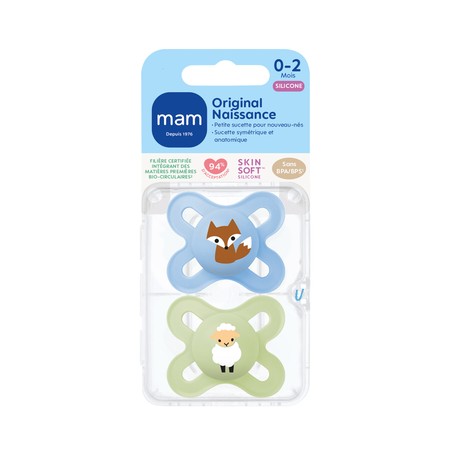 SUCET MAM ORIGIN NAISS SIL 0-2M X2