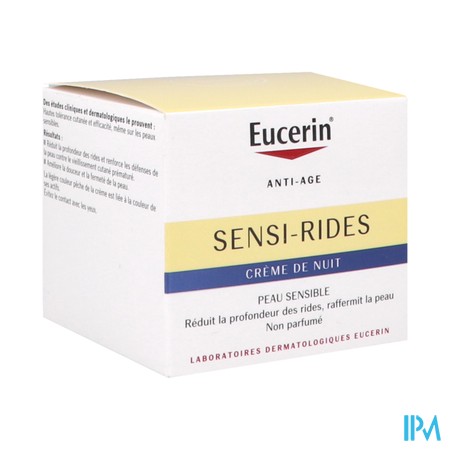 EUCERIN SENSI RIDES NUIT 50ML