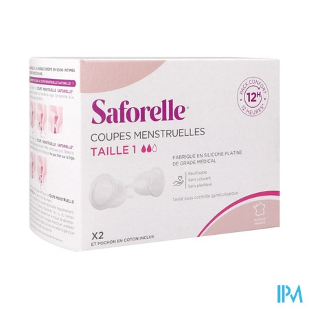 Saforelle Menstruatiecups Pack Comfort 12h T1