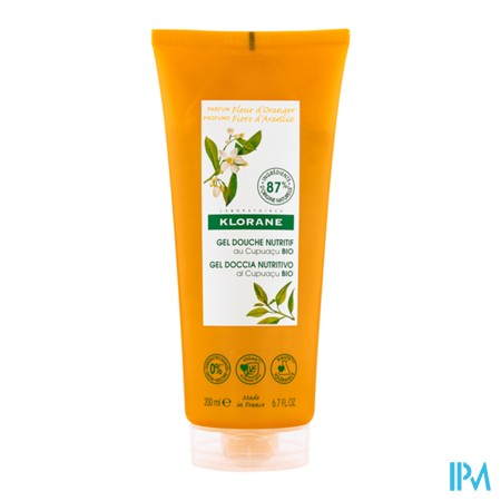 Klorane Lichaam Douchegel Oranjebloes.hon. Fl200ml