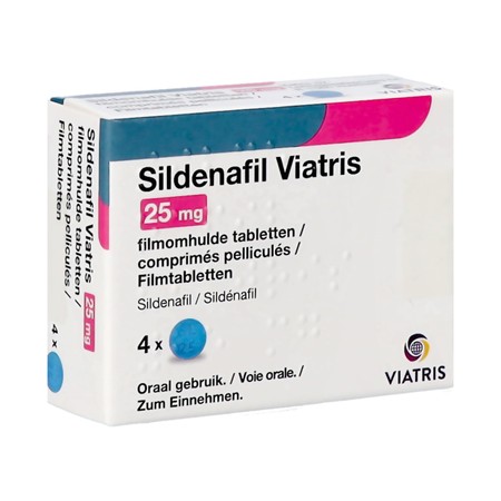 Sildenafil Viatris 25mg Filmomh Tabl 4