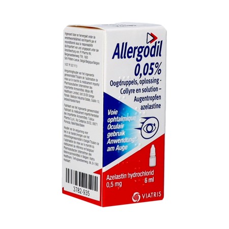 Allergodil 0,05% Pi Pharma Oogdruppels 6ml Pip