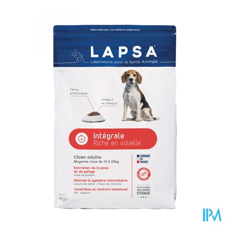Lapsa Integrale Chien Moyenne Race 4kg