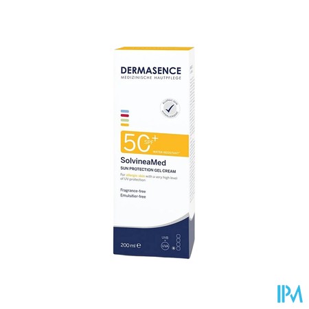 Dermasence Solvinea Sun Prot.gel Cream Spf50+200ml