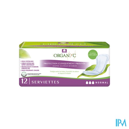 Organyc Extra Incont.extra Coton Serviette Bio 12