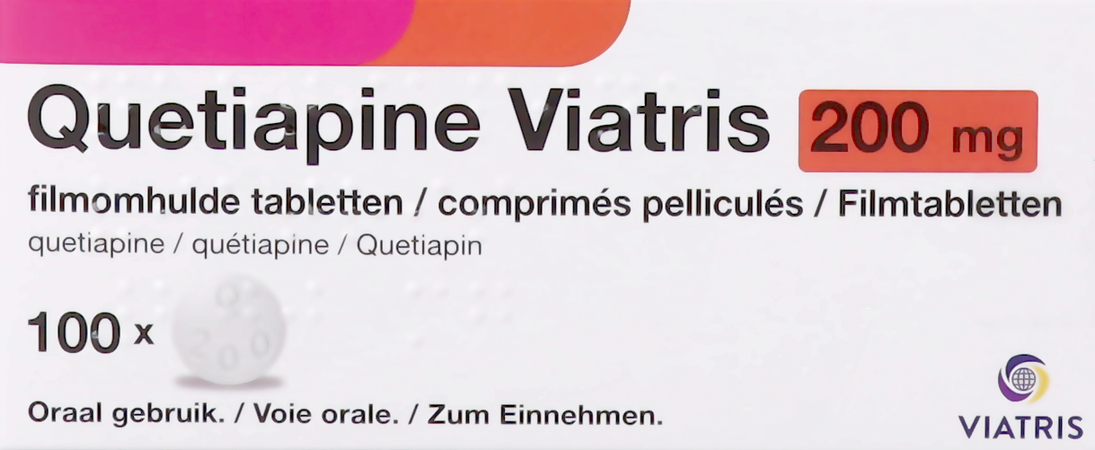 Quetiapine Viatris 200mg Comp Pell 100 4