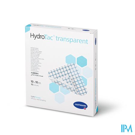 Hydrotac Transparent 10x10cm 10 6859061 Hartmann