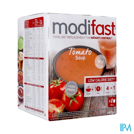 Modifast Low Calorie Diet Tomato Soup Zakjes 8x55g