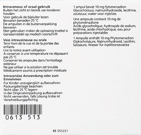 Konakion Amp 10 X 1ml/10mg 4