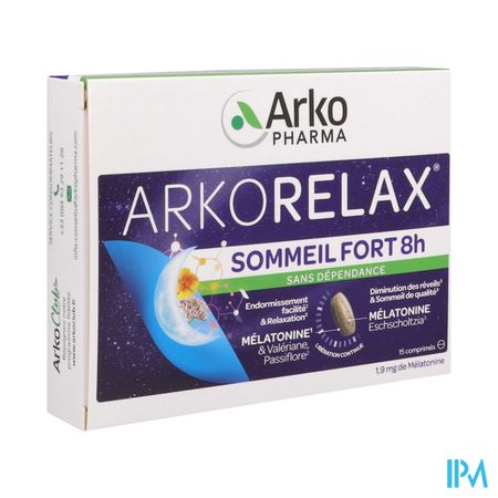 ARKORELAX SOMMEIL FORT 8H CPR 15