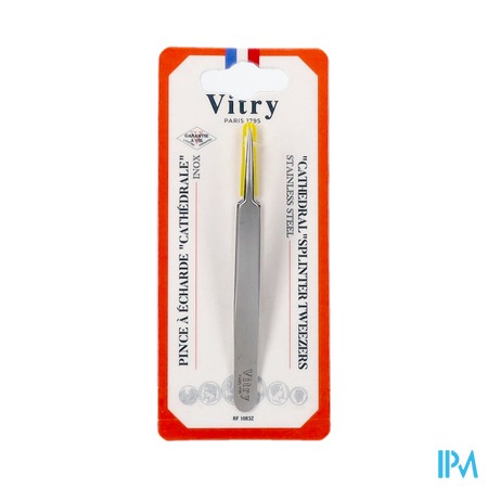 Splinterpincet "katedraal" Inox