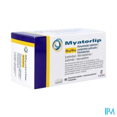 Myatorlip Viatris 10mg/10mg Filmomh Tabl 90