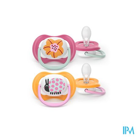 Philips Avent Fopspeen +6m Air Collection Girl 2