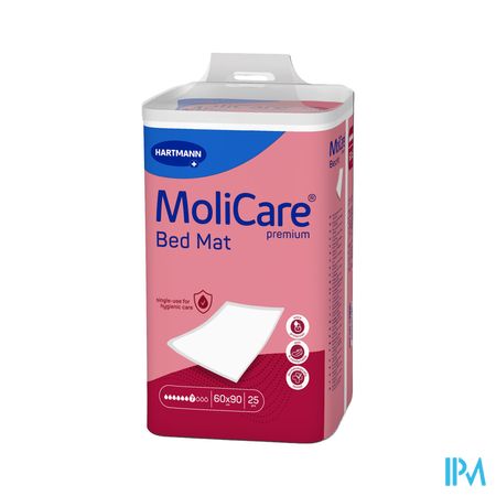 Molicare Pr Bed Mat 7dr 60x90 25 P/s