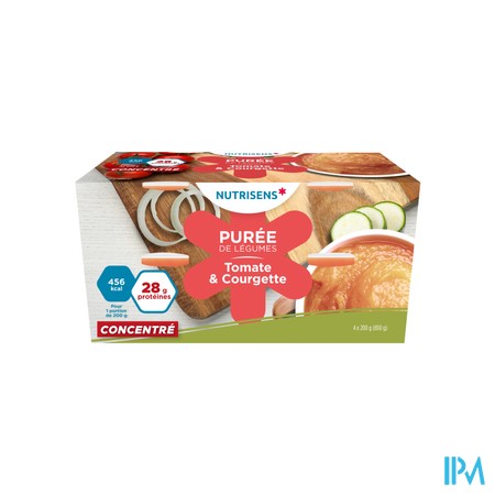 Groentepuree Tomaat-courgette 4x200g