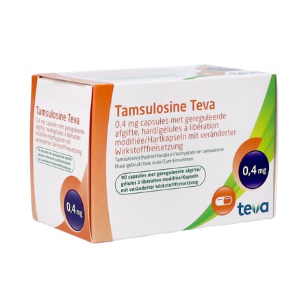 Tamsulosine Teva Caps 90 X 0,4mg