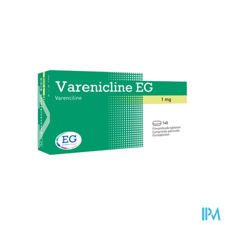 Varenicline EG 1Mg Filmomh Tabl 140