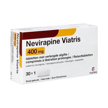 Nevirapine Viatris 400mg Tabl Verlengde Afgifte 30