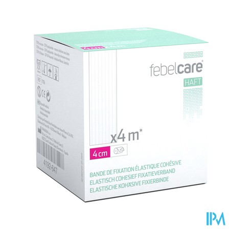 Febelcare Haft Elas. Cohesief Fixatieverb. 4cmx4m