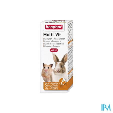 Beaphar Multi-vit Konijnen Knaagdieren 50ml