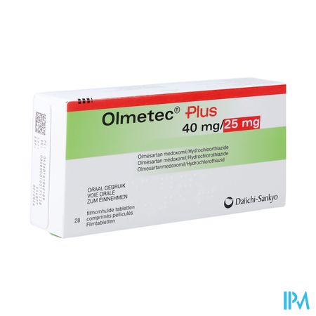 Olmetec Plus 40mg/25mg Comp Pell 98