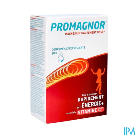Promagnor Magnesium 400mg + 180mg Vitamine C (20 bruistabletten)
