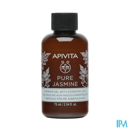 Apivita Pure Jasmine Shower Gel Ess Oils 75ml
