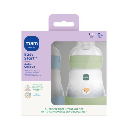 MAM BIB E ST A/COL OC+SAB D1 160ML