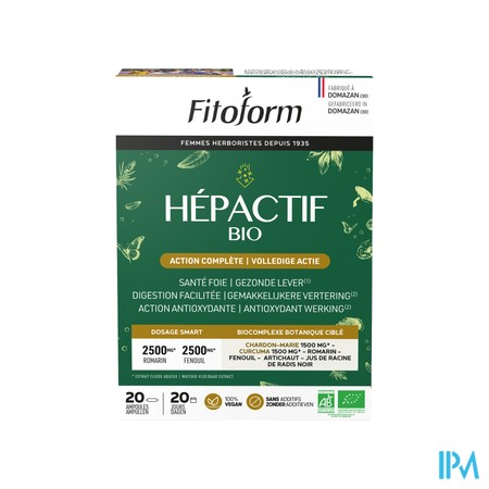 Hepactif Bio Amp 20x10ml Fitoform