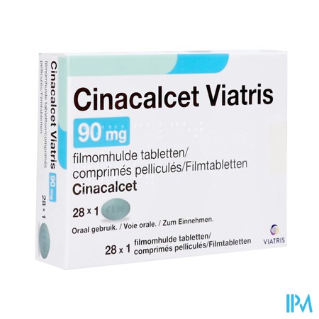 Cinacalcet Viatris 90mg Filmomh Tabl 28