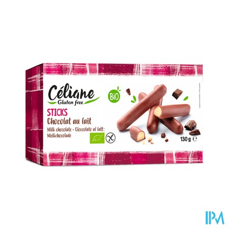 Celiane Batonnet Choco Lait Bio 130g 4589 Revogan