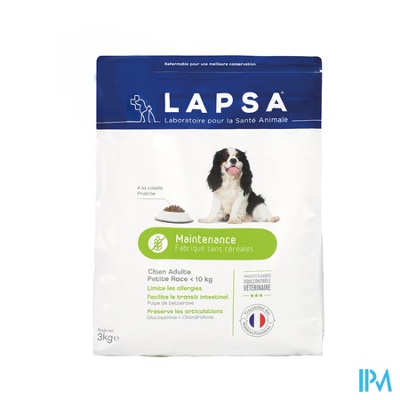 Lapsa Onderhoud Hond Volw.kleine Ras.z/granen 3kg