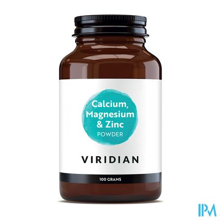 Viridian Calcium Magnesium Zinc Poudre 100g