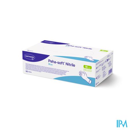 Peha Soft Handschoen Nitrile Blauw M 150 9420132