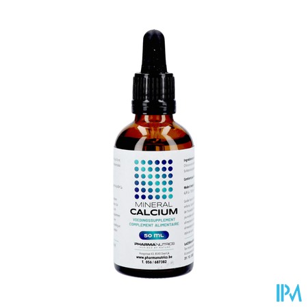 Mineraal Calcium Druppels 50ml Pharmanutrics
