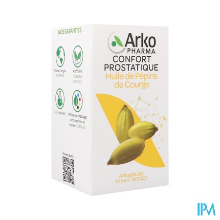 ARKOG HUILE PEP COURGE CAPS 180