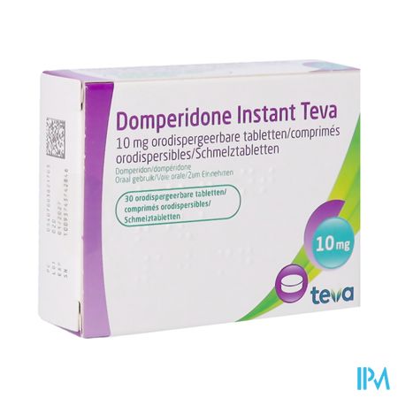 Domperidone Instant Teva Comp Orodisp 30 X 10mg