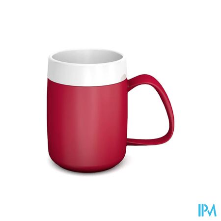 Beker Isol.trecht.1 Ergohandv.thermov.rood 220ml