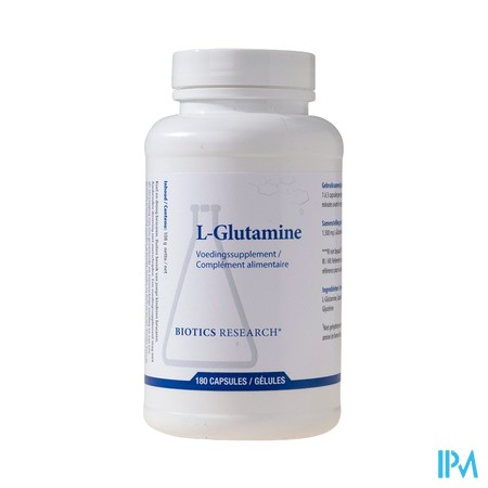 l-glutamine 500mg Biotics Caps 180
