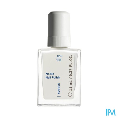 Korres Km No No Nail Polish 01 Pure White 11ml