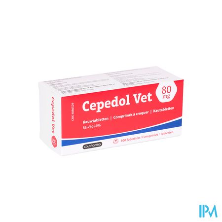 Cepedol Vet 80mg Chiens Comp A Croquer 100