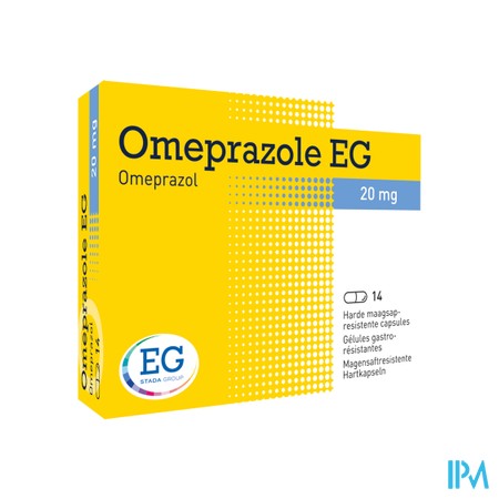 Omeprazole EG 20Mg Caps Gastro Resist Blis 14X20Mg
