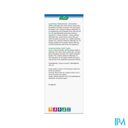 A.vogel Dormeasan Nachtrust Druppels 100ml