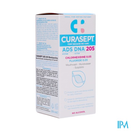 Curasept Chloorhexidine 0,05% Fluor.+ads+dna 200ml